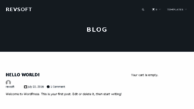 What Revsoft.me website looked like in 2016 (9 years ago)