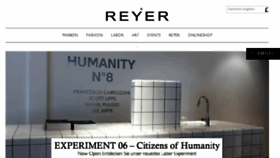 What Reyer.cc website looked like in 2016 (7 years ago)