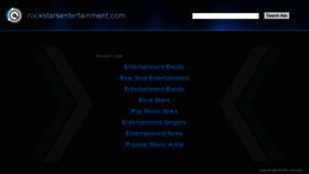 What Rockstarsentertainment.com website looked like in 2016 (7 years ago)