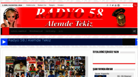 What Radyo58.com website looked like in 2016 (7 years ago)