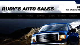 What Rudysautosales.com website looked like in 2016 (7 years ago)