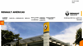 What Renaultamericas.com.mx website looked like in 2016 (7 years ago)