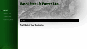 What Rashisteel.com website looked like in 2016 (7 years ago)