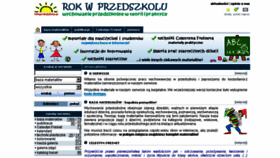 What Rokwprzedszkolu.pl website looked like in 2016 (7 years ago)