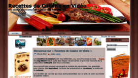 What Recettes-de-cuisine-en-video.com website looked like in 2016 (7 years ago)