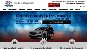 What Route44hyundai.com website looked like in 2016 (7 years ago)