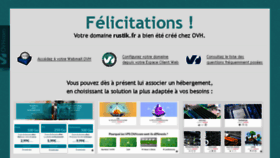What Rustik.fr website looked like in 2016 (7 years ago)