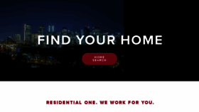 What Residentialone.ca website looked like in 2016 (7 years ago)