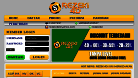 What Rezeki4d.com website looked like in 2016 (7 years ago)