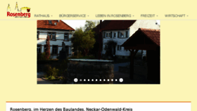 What Rosenberg-baden.de website looked like in 2016 (7 years ago)