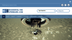 What Residentialfiresprinklers.com website looked like in 2016 (7 years ago)