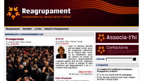 What Reagrupament.com website looked like in 2016 (7 years ago)