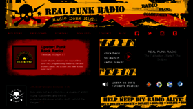 What Realpunkradio.com website looked like in 2016 (7 years ago)