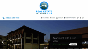 What Realestateinlaos.com website looked like in 2016 (7 years ago)