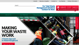 What Recycling-services.co.uk website looked like in 2016 (7 years ago)