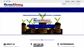 What Retireamerica.com website looked like in 2016 (7 years ago)