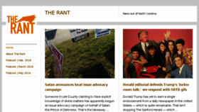 What Rantnc.com website looked like in 2016 (7 years ago)