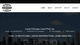 What Recyclecomputerchicago.com website looked like in 2016 (7 years ago)