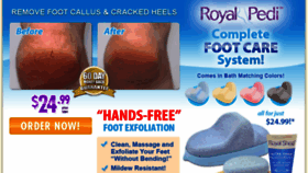 What Royalpedi.com website looked like in 2016 (7 years ago)