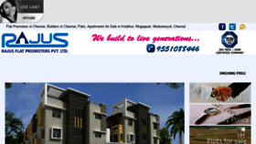 What Rajusflats.com website looked like in 2016 (7 years ago)