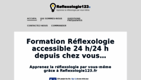 What Reflexologie123.fr website looked like in 2016 (7 years ago)