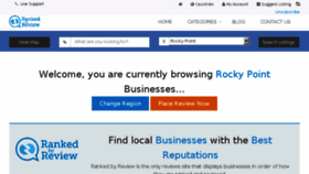 What Rankedbyreview.com website looked like in 2016 (7 years ago)