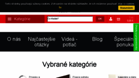 What Reda.sk website looked like in 2016 (7 years ago)
