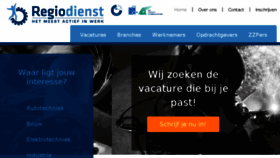 What Regiodienst.nl website looked like in 2016 (7 years ago)