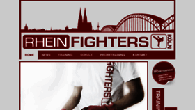 What Rheinfighters.de website looked like in 2016 (7 years ago)