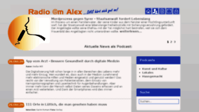 What Radio-am-alex.de website looked like in 2016 (7 years ago)