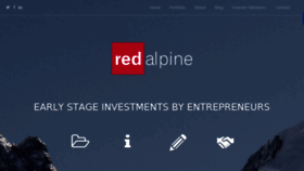 What Redalpine.com website looked like in 2016 (7 years ago)