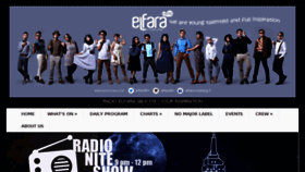 What Radioelfara.com website looked like in 2016 (7 years ago)