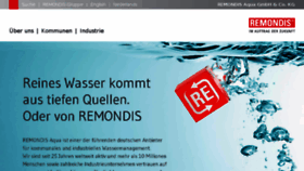 What Remondis-aqua.de website looked like in 2016 (7 years ago)