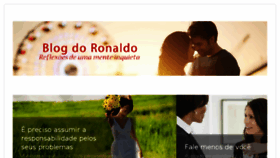 What Ronaldonezo.com website looked like in 2016 (7 years ago)