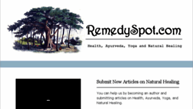 What Remedyspot.com website looked like in 2016 (7 years ago)