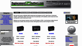 What Replacementupsbattery.com website looked like in 2016 (7 years ago)