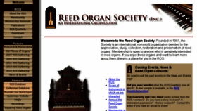 What Reedsoc.org website looked like in 2016 (7 years ago)