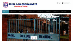 What Royalcollegemakindye.com website looked like in 2016 (7 years ago)