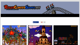 What Rollercoastergames.net website looked like in 2016 (7 years ago)