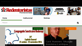 What Redentorista.com.br website looked like in 2016 (7 years ago)