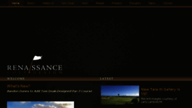 What Renaissancegolf.com website looked like in 2016 (7 years ago)