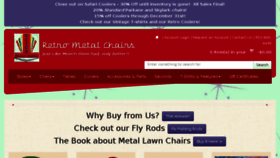What Retrometalchairs.com website looked like in 2016 (7 years ago)