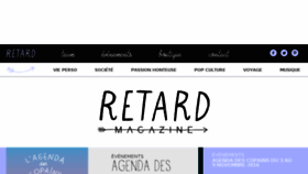 What Retard-magazine.com website looked like in 2016 (7 years ago)