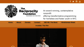 What Reciprocityfoundation.org website looked like in 2016 (7 years ago)