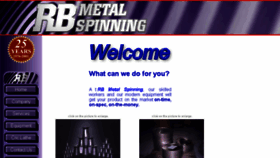 What Rbmetalspinning.com website looked like in 2016 (7 years ago)