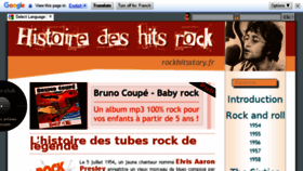 What Rockhitsstory.fr website looked like in 2016 (7 years ago)