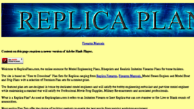 What Replicaplans.com website looked like in 2016 (7 years ago)