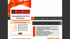 What Radhakrishnahostels.com website looked like in 2016 (7 years ago)