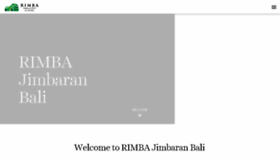 What Rimbajimbaran.com website looked like in 2016 (7 years ago)