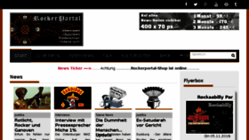 What Rockerportal.de website looked like in 2016 (7 years ago)